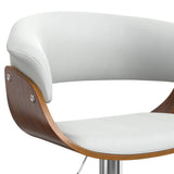 Sheldon - Upholstered Adjustable Swivel Bar Stool - Furniture Home Direct