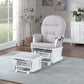 Madison - Glider & Ottoman - White Base - Furniture Home Direct