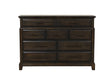 9 Drawer Dresser - Mahogany - Furniture Home Direct