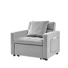 Modern Velvet 3 In 1 Sofa Bed Chair, Adjustable Recliner - Furniture Home Direct