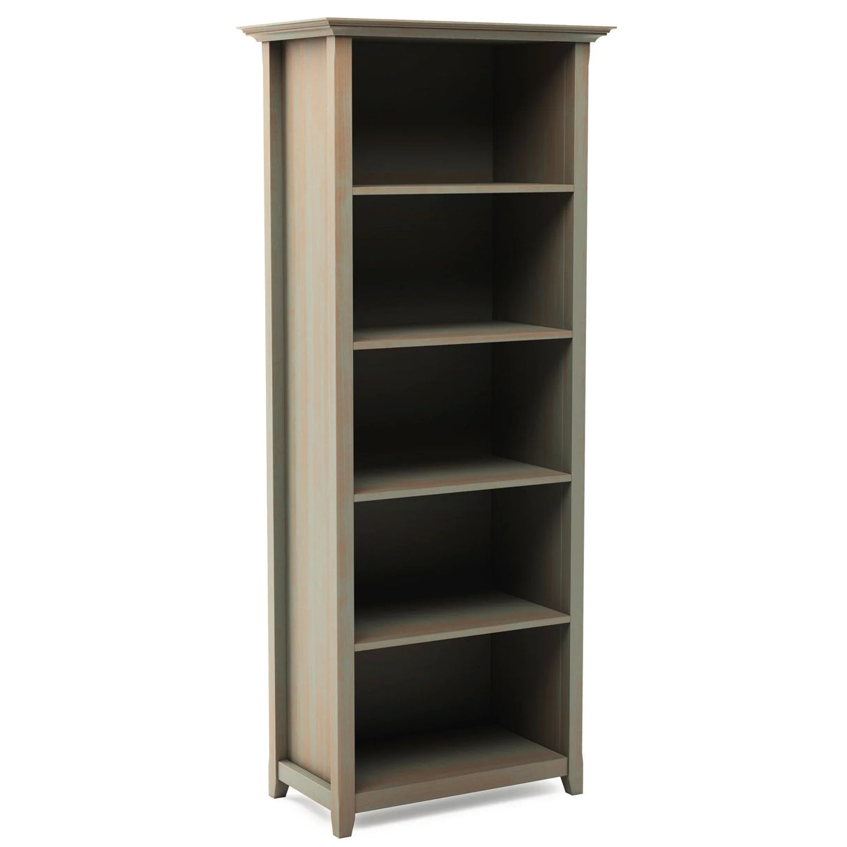 Amherst - 5 Shelf Bookcase, Handcrafted - Furniture Home Direct