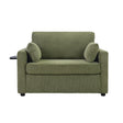Sleeper Sofa With Foldable Mattress, USB Ports, Side Table & Storage Pocket - Furniture Home Direct