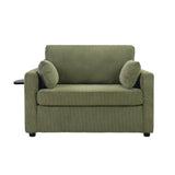 Sleeper Sofa With Foldable Mattress, USB Ports, Side Table & Storage Pocket - Furniture Home Direct