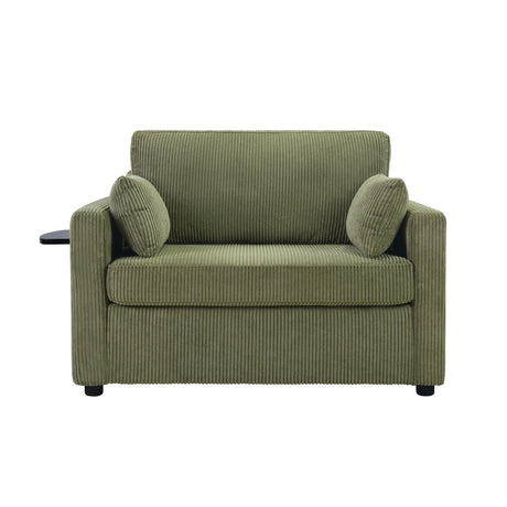 Sleeper Sofa With Foldable Mattress, USB Ports, Side Table & Storage Pocket - Furniture Home Direct