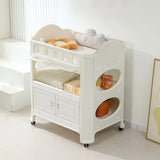 Eco Friendly Hdpe Baby Diaper Changing Table With Removable Safety Belt And Easy Clean Surface - White - Furniture Home Direct
