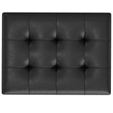 Shay - Large Square Coffee Table Storage Ottoman Mid-Century Style - Furniture Home Direct