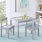 Della - 3-Piece Solid Wood Kids Table & Two Chair Set - Furniture Home Direct