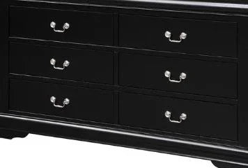 Louis Philippe - Bedroom Dresser, Sleek Design - Furniture Home Direct