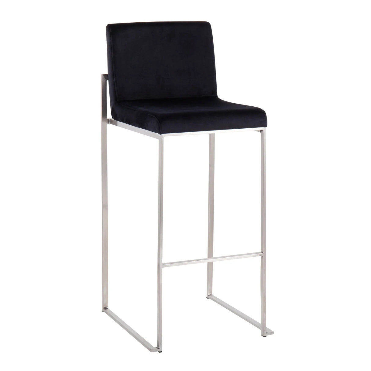 Fuji - Contemporary And Modern Elegance High Back Barstool - Furniture Home Direct