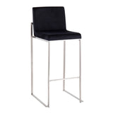 Fuji - Contemporary And Modern Elegance High Back Barstool - Furniture Home Direct