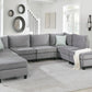 Simona - Velvet Modular Sectional Sofa - Furniture Home Direct