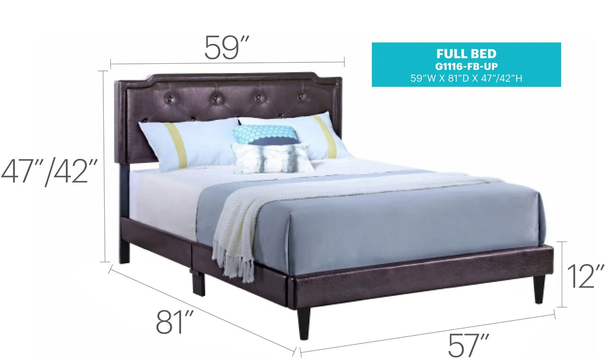 Button Tufted Bed Charming For Cozy Spaces - Furniture Home Direct