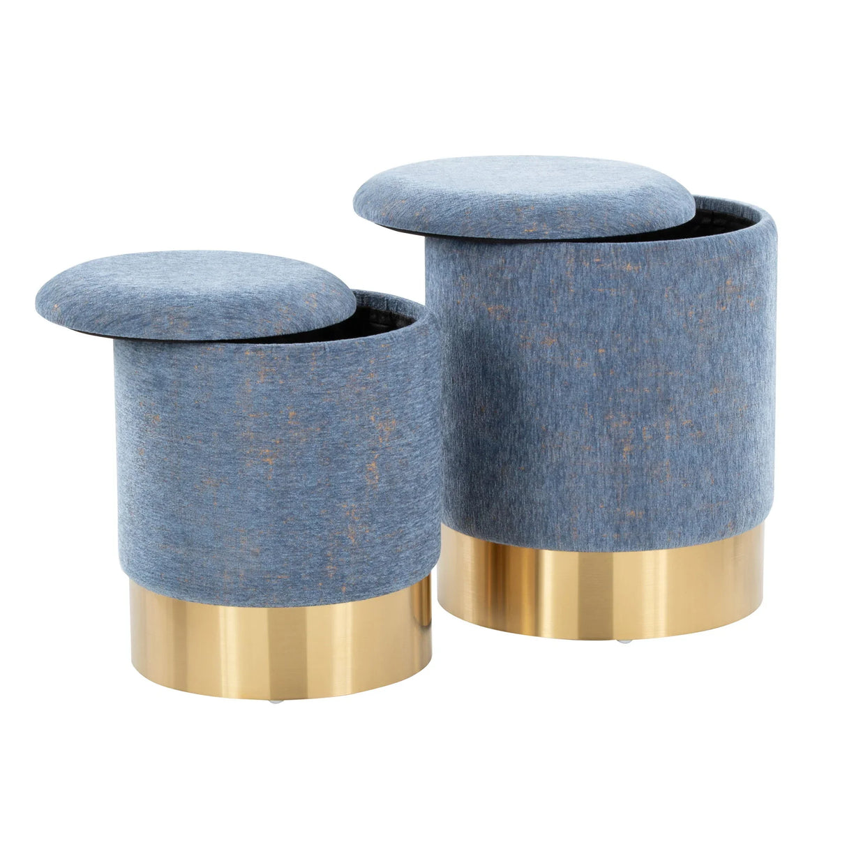 Marla - Contemporary Nesting Ottoman Set - Furniture Home Direct