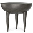 Otto - Cast Aluminum Side Table - Black - Furniture Home Direct