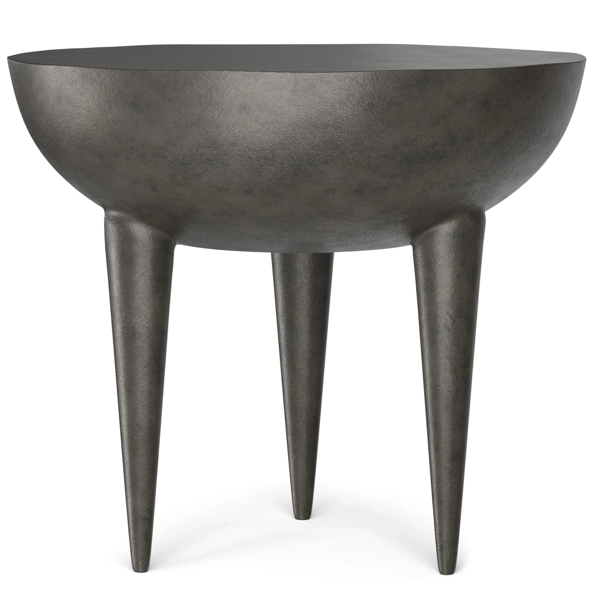 Otto - Cast Aluminum Side Table - Black - Furniture Home Direct