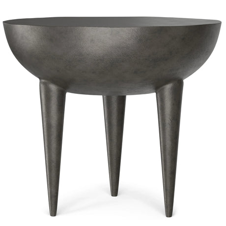 Otto - Cast Aluminum Side Table - Black - Furniture Home Direct