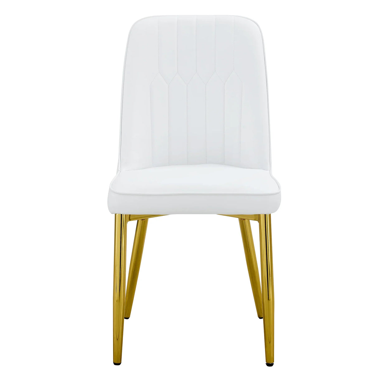 4 Modern Dining Chairs - White - Furniture Home Direct