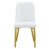 4 Modern Dining Chairs - White - Furniture Home Direct