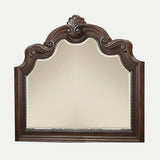 Ornate Mirror - Mahogany - Furniture Home Direct
