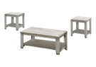 Table Set, Coffee, End, Side, Accent, Living Room, Transitional (Set of 3) - Furniture Home Direct