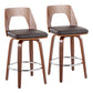 Trilogy - Mid Century Modern Counter Stool (Set of 2) - Furniture Home Direct