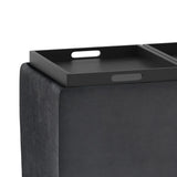 Avalon - Multi Functional Storage Ottoman - Furniture Home Direct