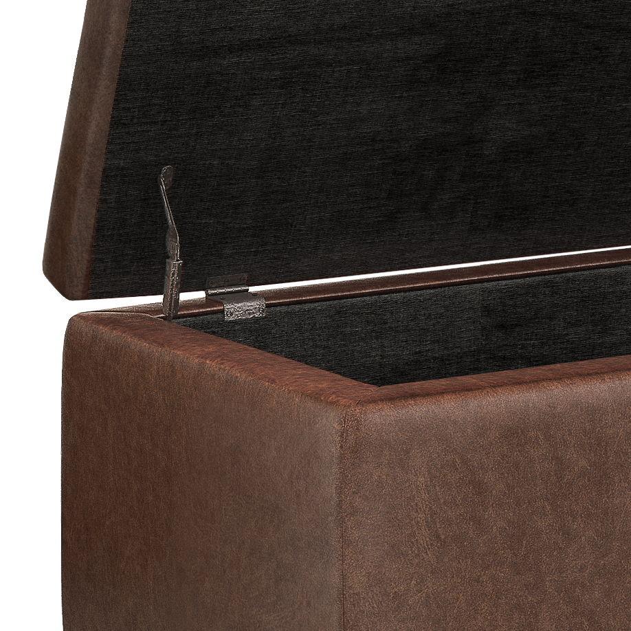 Hamilton - Upholstered Storage Ottoman - Furniture Home Direct