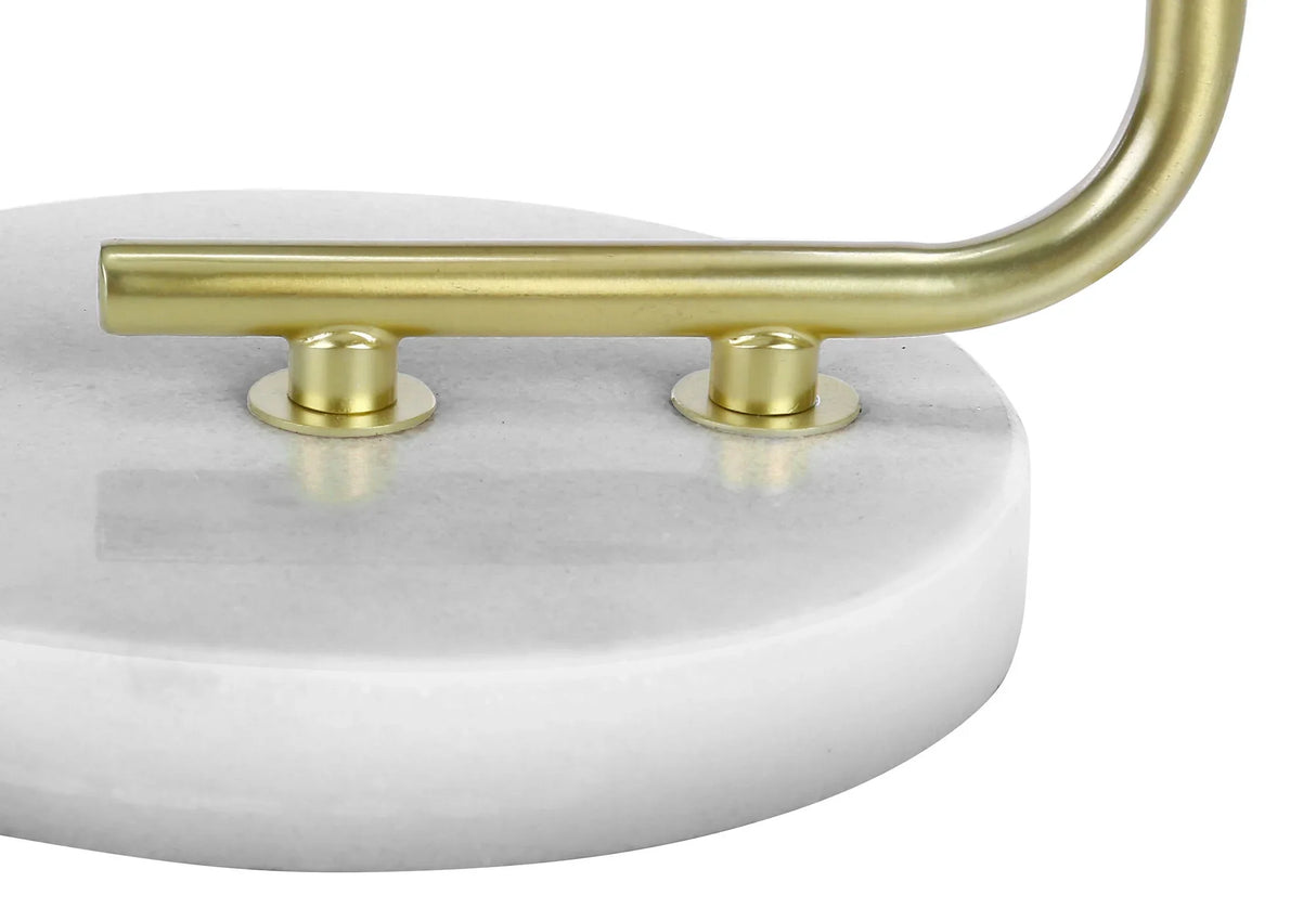 Lighting, Table Lamp, Marble, Contemporary - White - Furniture Home Direct