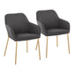 Daniella - Contemporary Dining Chair (Set of 2) - Furniture Home Direct