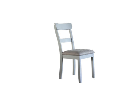 House Marchese - Two Tone Side Chair (Set of 2) - Gray / Pearl Gray - Furniture Home Direct