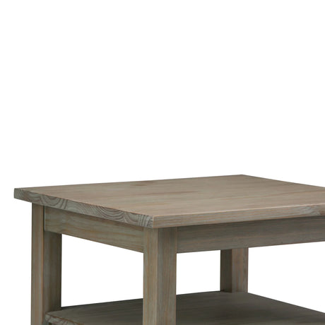 Warm Shaker - End Table - Distressed Gray - Furniture Home Direct