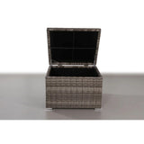 Outdoor Storage End Table - Gray Mix - Furniture Home Direct