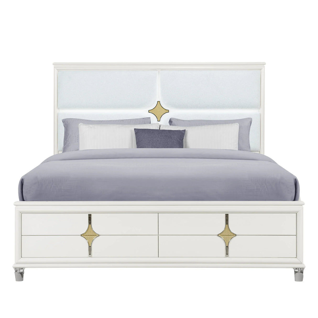 Uriuni - Bed With LED Lights - Furniture Home Direct