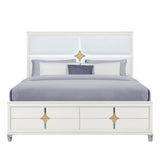 Uriuni - Bed With LED Lights - Furniture Home Direct