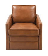 Rocha - Leather Aire Swivel Chair With Glider - Furniture Home Direct