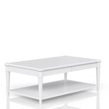 Cocktail Table With Two Storage Drawers And Casters - Furniture Home Direct