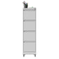 Drawer Metal Locking Vertical File Cabinet With Wheels Heavy Duty Lockable Storage - Furniture Home Direct