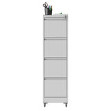 Drawer Metal Locking Vertical File Cabinet With Wheels Heavy Duty Lockable Storage - Furniture Home Direct
