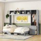 Murphy Wall Bed With Closet And Drawers - Furniture Home Direct