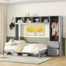 Murphy Wall Bed With Closet And Drawers - Furniture Home Direct
