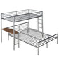 Bunk Bed With Desk, Ladder And Quality Slats For Bedroom - Furniture Home Direct