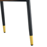 Modern Dining Chairs With Sleek Backrest And Metal Legs - Furniture Home Direct