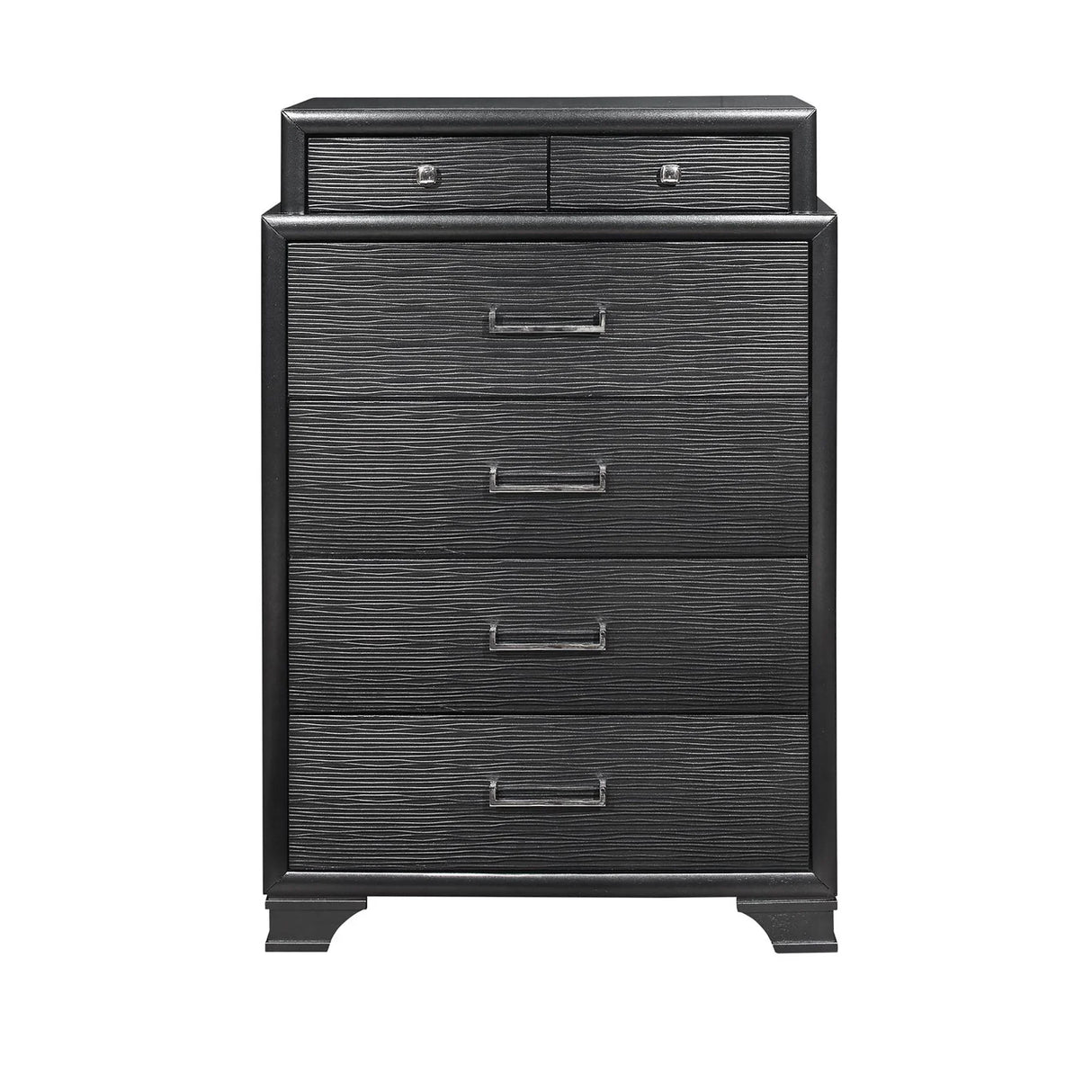 Civic - 5 Piece Bedroom Set With Storage Drawers - Furniture Home Direct
