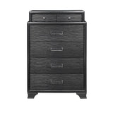 Civic - 5 Piece Bedroom Set With Storage Drawers - Furniture Home Direct