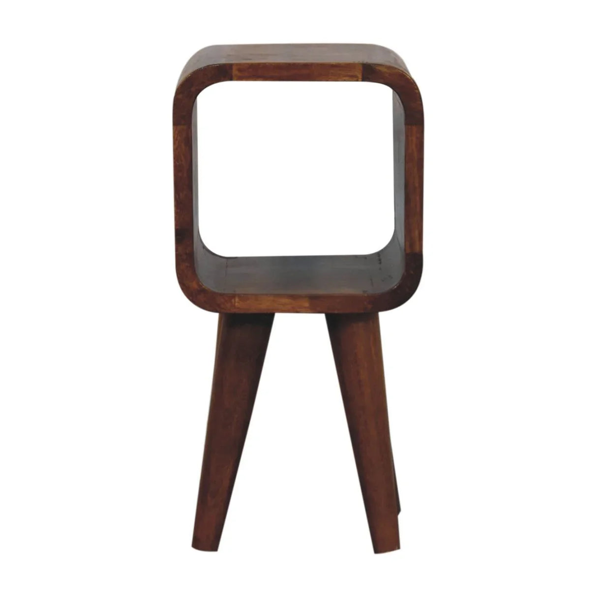 Minimalist Open Curved Nightstand - Furniture Home Direct
