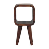 Minimalist Open Curved Nightstand - Furniture Home Direct