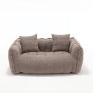 Cozy Beanbag Chair With High Resilience Foam Core For 2 - Furniture Home Direct