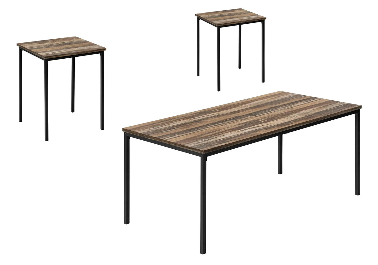 Table Set, Coffee, End, Contemporary, Modern (Set of 3) - Furniture Home Direct