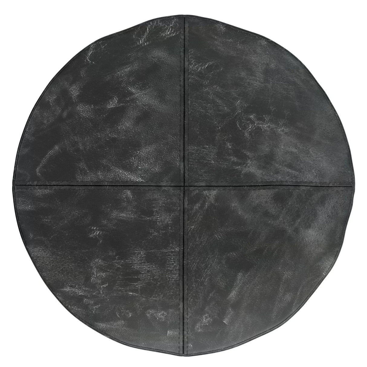 Connor - Handcrafted Round Pouf - Furniture Home Direct