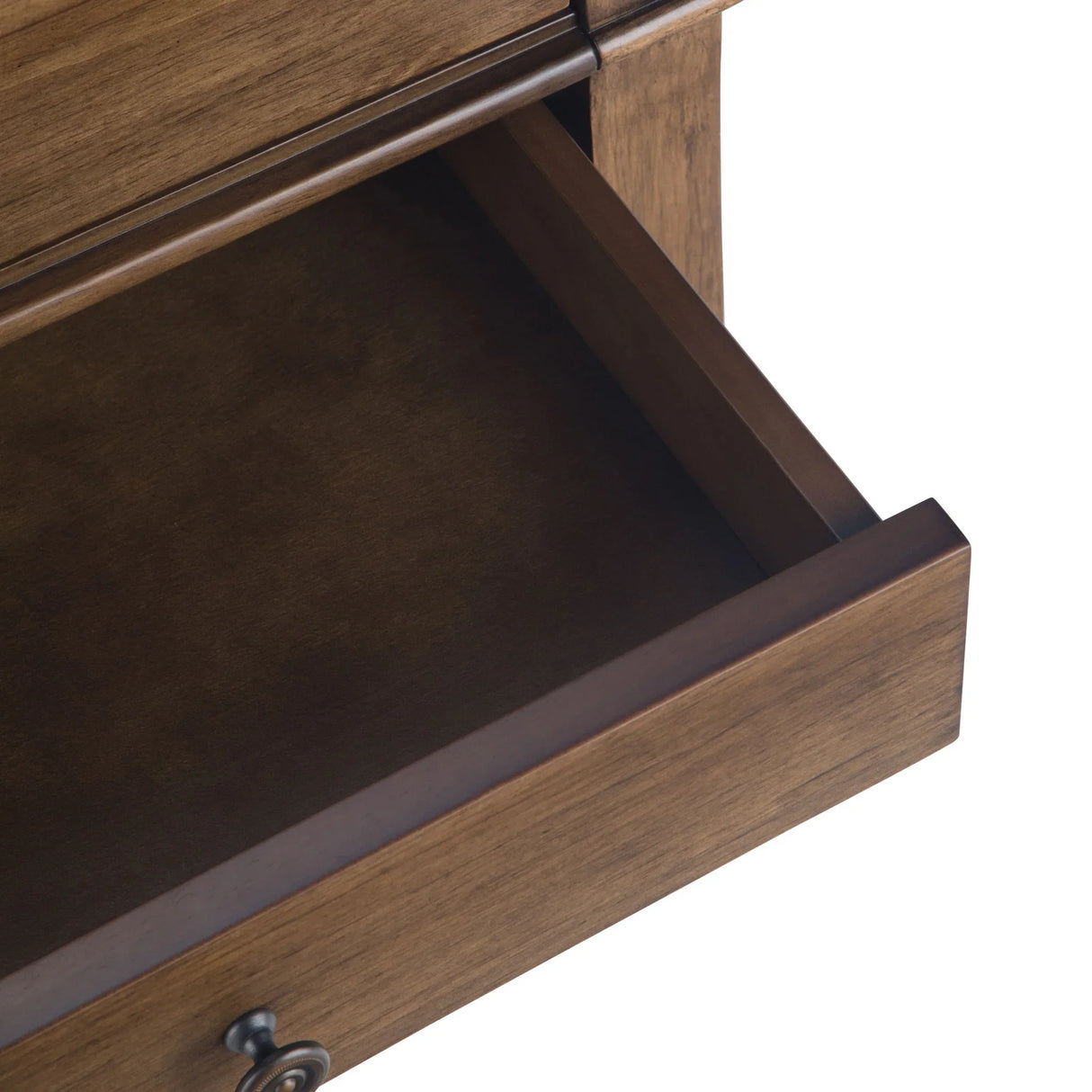 Carlton - Bedside Table - Rustic Natural Aged Brown - Furniture Home Direct